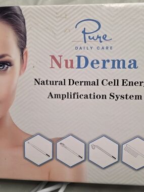 NuDerma Pure Daily Care Facial Rejuvenation Wand - White
